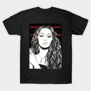 Leigh Anne Pinnock OMG drawing T-Shirt